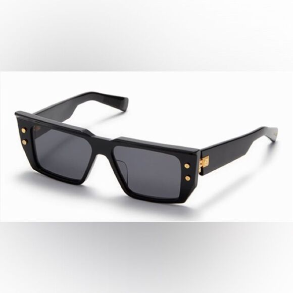 Balmain B VI Black and Gold Sunglasses - Picture 3 of 3
